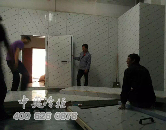 中奧冷柜廠家與雙溫冷庫(kù)1合作案例2